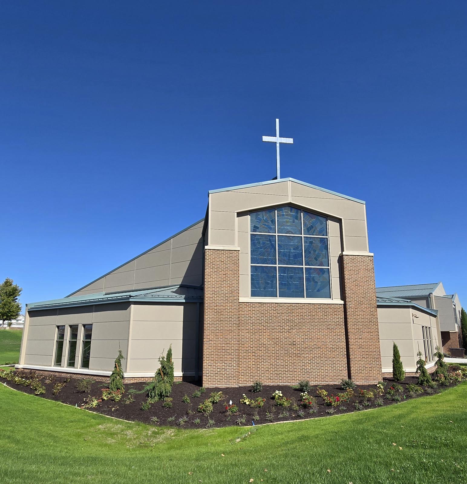 building exterior of Faith Lutheran School