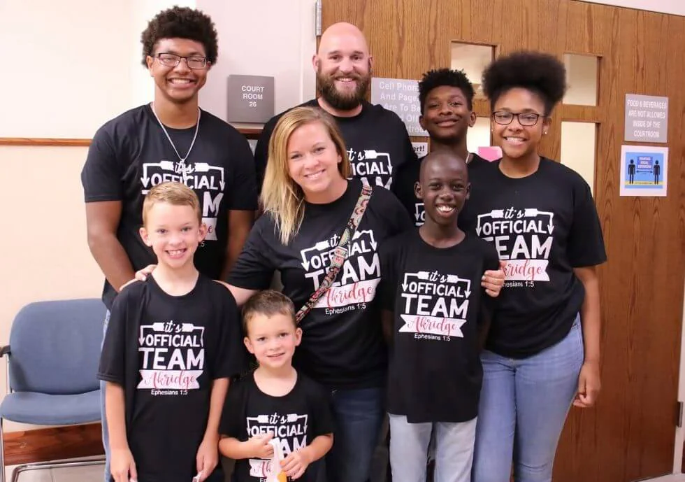 Akridge family, alumni of Lutheran Schools of Lincoln in Lincoln, NE