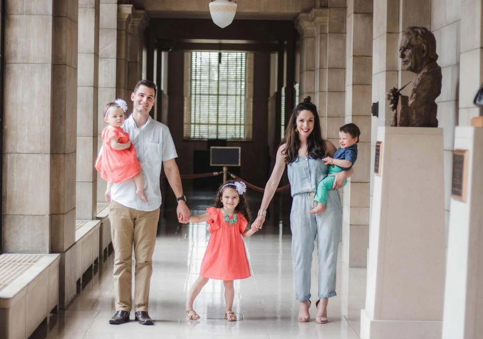 Beasley family, alumni of Lutheran Schools of Lincoln in Lincoln, NE