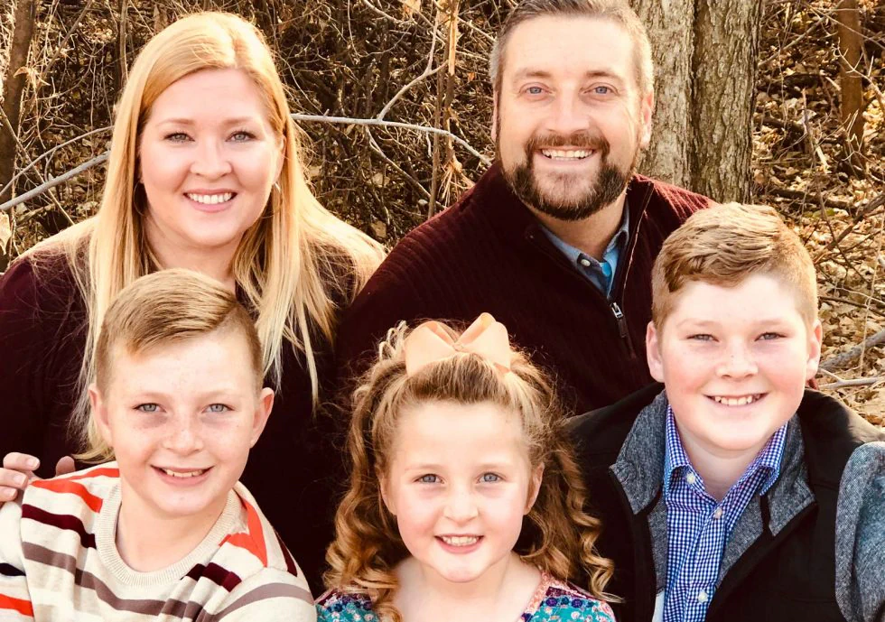 Fiddler family, alumni of Lutheran Schools of Lincoln in Lincoln, NE