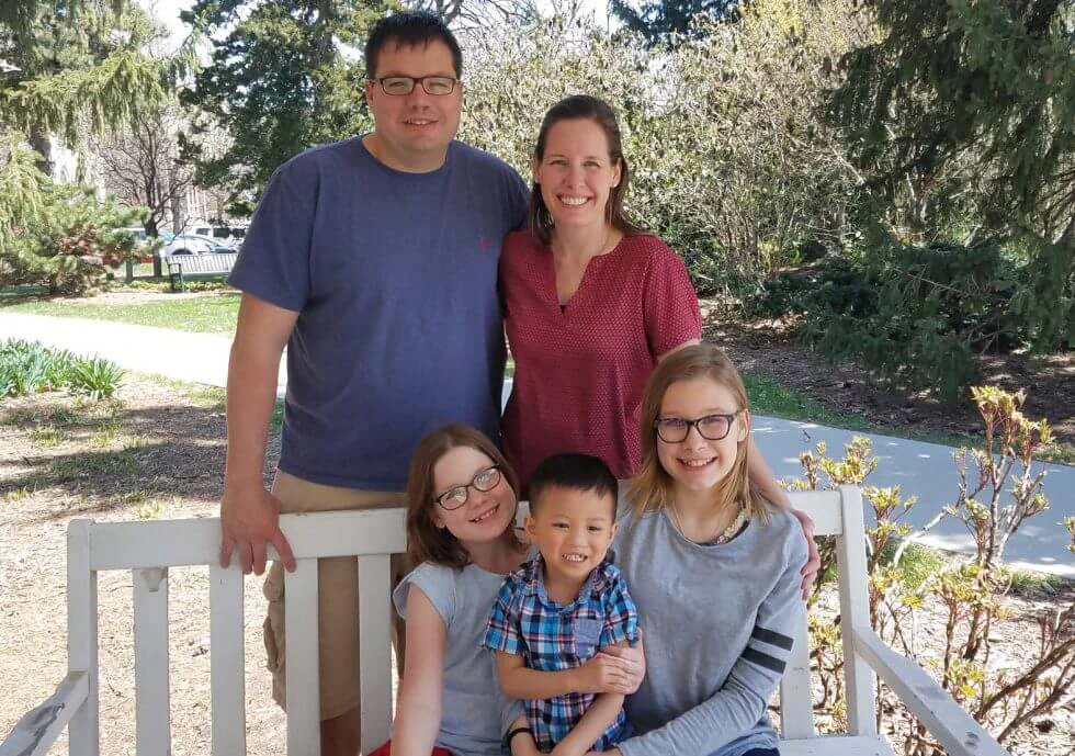 Meyer family, alumni of Lutheran Schools of Lincoln in Lincoln, NE